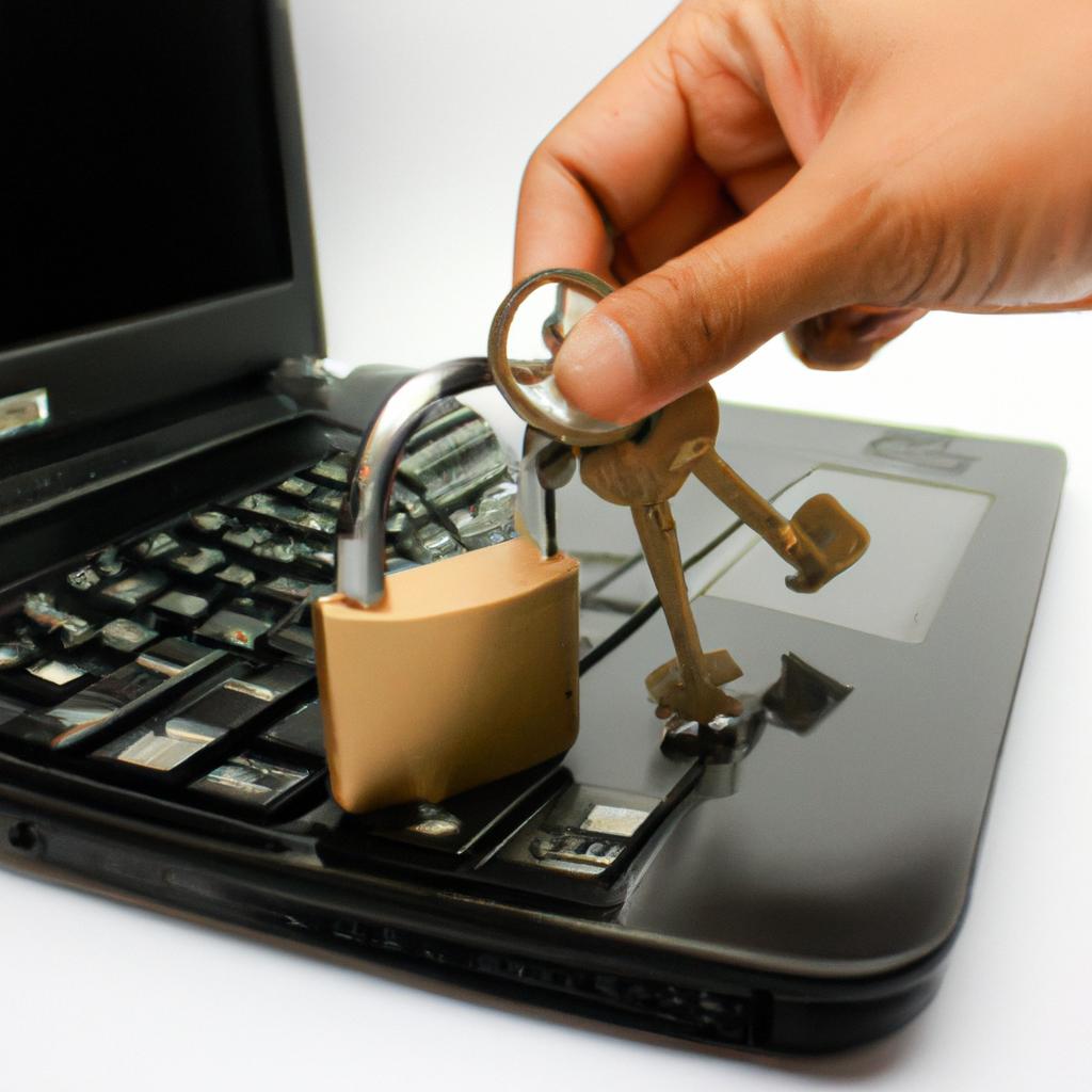 Person securing online assets online